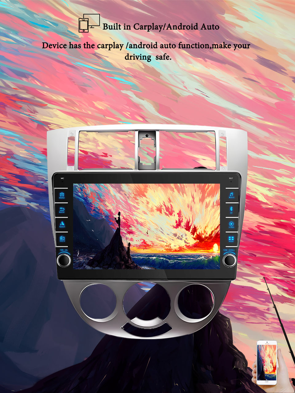Tablet Danish Mobile & Accessories - 8G + 128G Android 14 Chevrolet