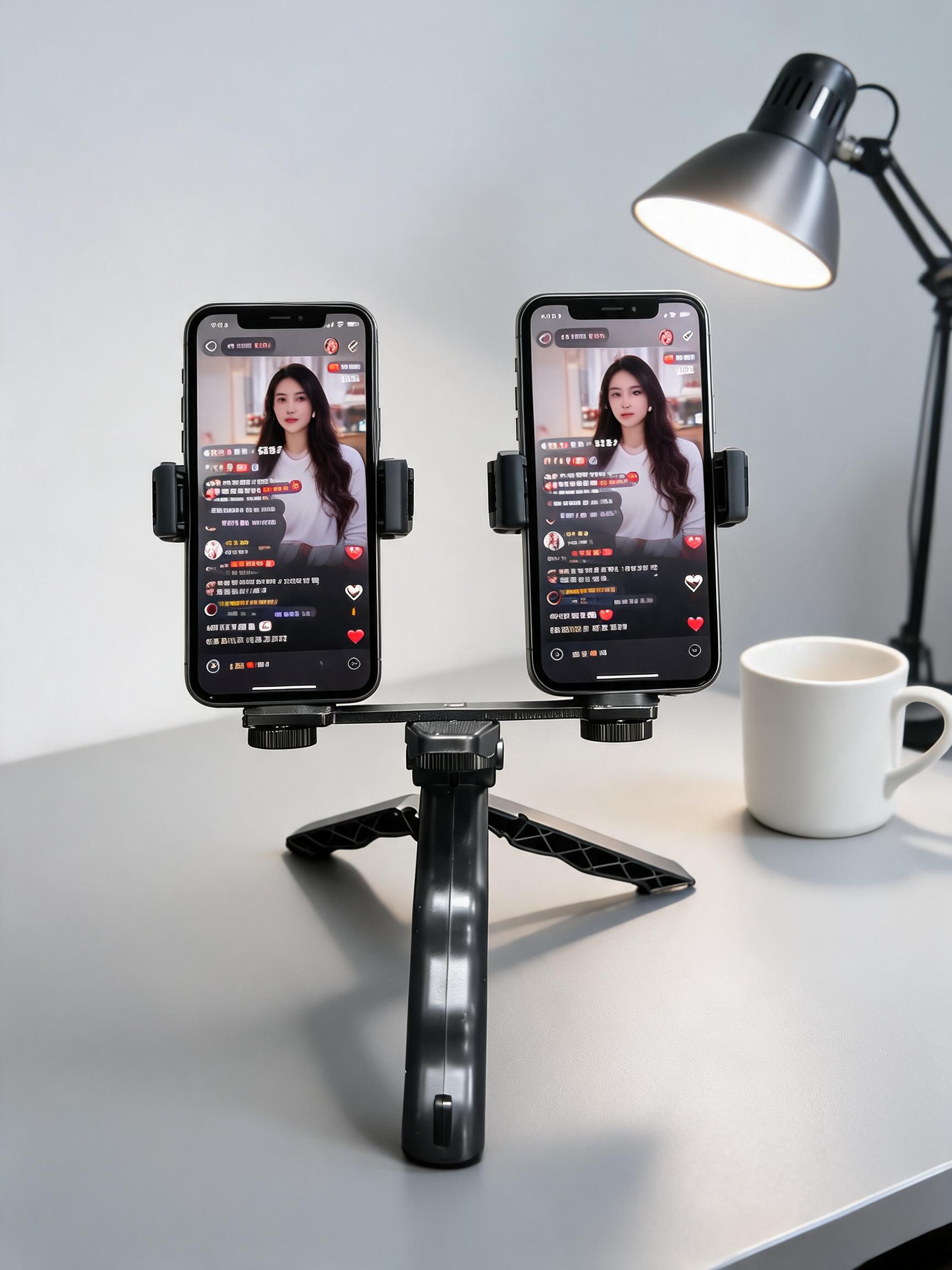 Ulefone Tablet Accessories - Çift Telefonlu Canlı Yayın Tutucu El