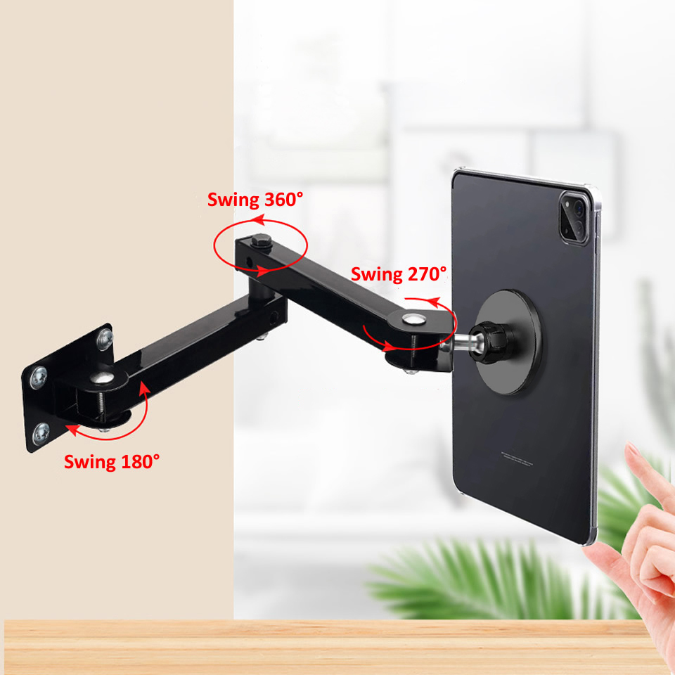 Ulefone Tablet Accessories - Duvara Montaj Manyetik Tablet Standı Uzun