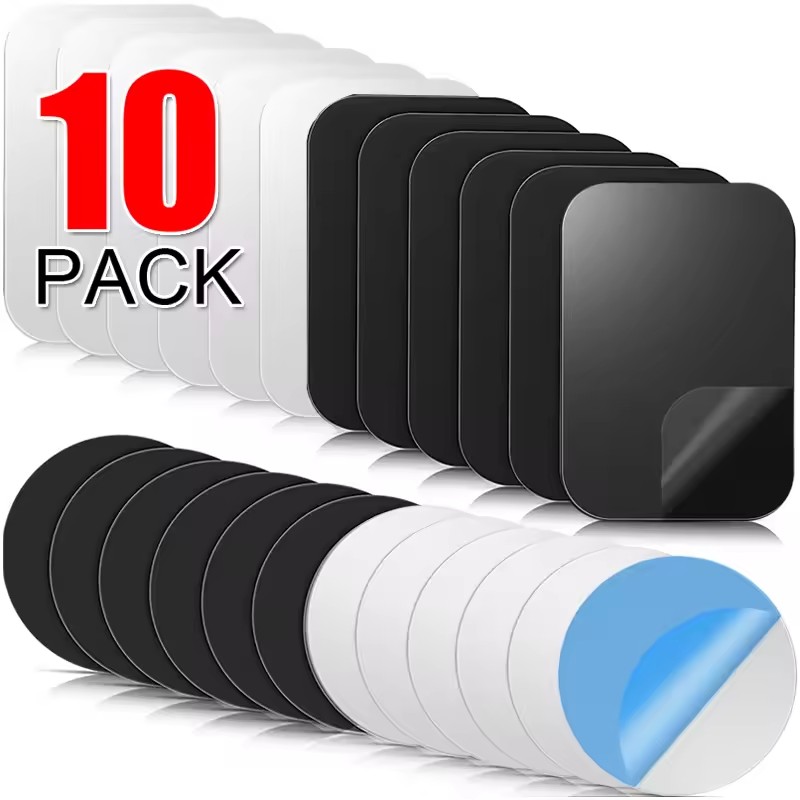 Tablet Car Accessories - İnce Manyetik Metal Plaka Araç Telefon