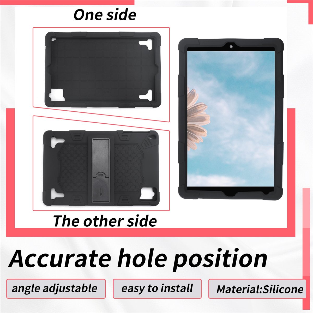 Boox Tablet Accessories - A49T 10.1 İnç Tablet Kılıfı Silikon