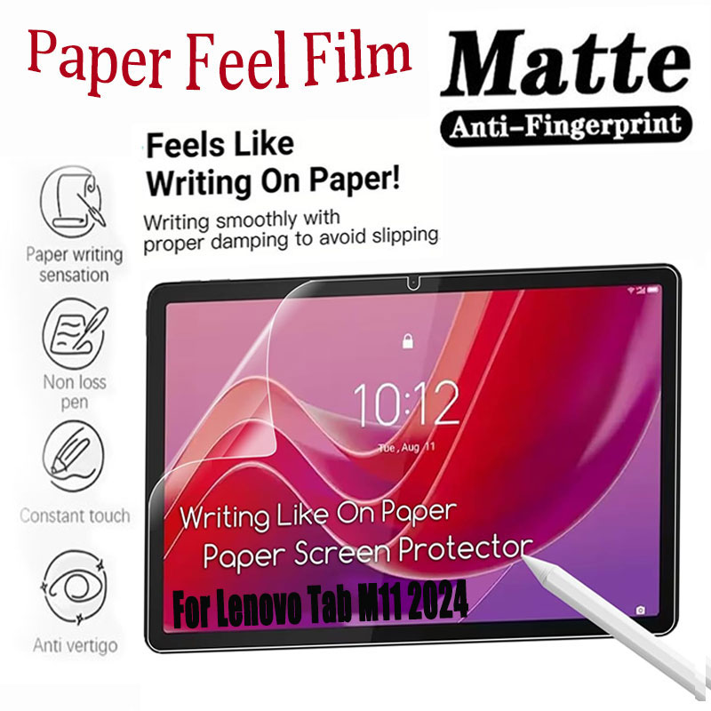 Paper Feel Screen Film - Mat Kağıt Hissediyorum Film Lenovo Tab