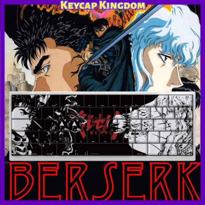 Tablet Accessories Gifts - BERSERK Tema Anime Klavye Tuş Takımı