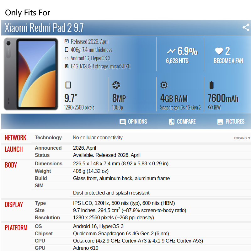 Redmi Pad 2 9.7 Kılıfı Klavyel - Redmi Tablet Accessories incelemesi ve fiyatı