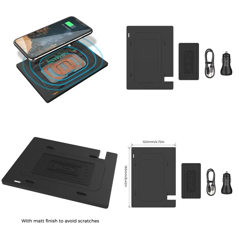 10W kablosuz araç şarj cihazı  - Wireless Charging Pad incelemesi ve fiyatı