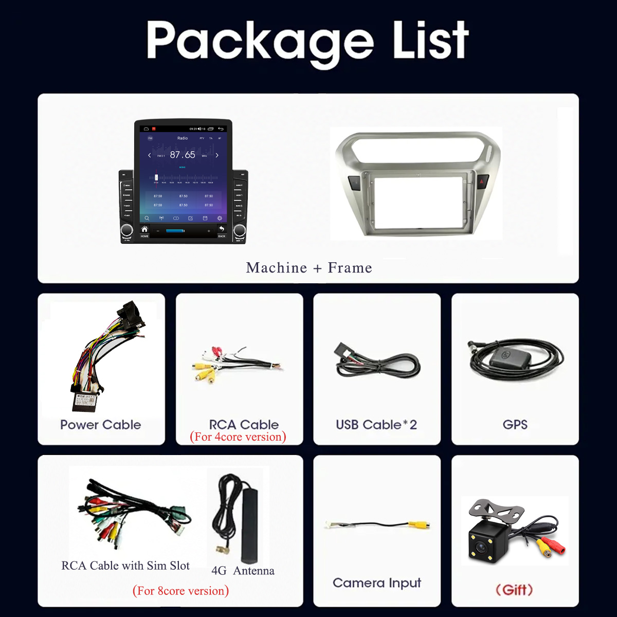 8G + 128G Android 14 Peugeot 3 - Tablet Danish Mobile & Accessories incelemesi ve fiyatı