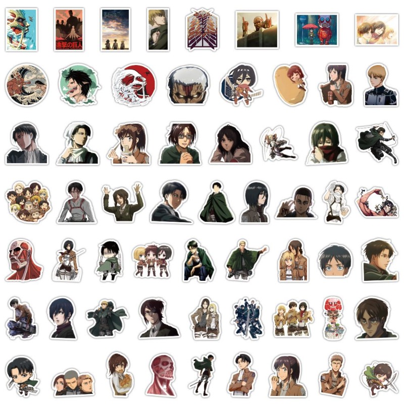 60 adet Titan Anime çıkartmala - Tablet Accessories Aesthetic incelemesi ve fiyatı