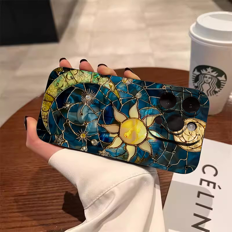 Estetik Güneş Ay Baskılı Telef - Tablet Accessories Aesthetic incelemesi ve fiyatı