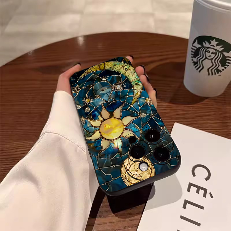 Estetik Güneş Ay Baskılı Telef - Tablet Accessories Aesthetic incelemesi ve fiyatı