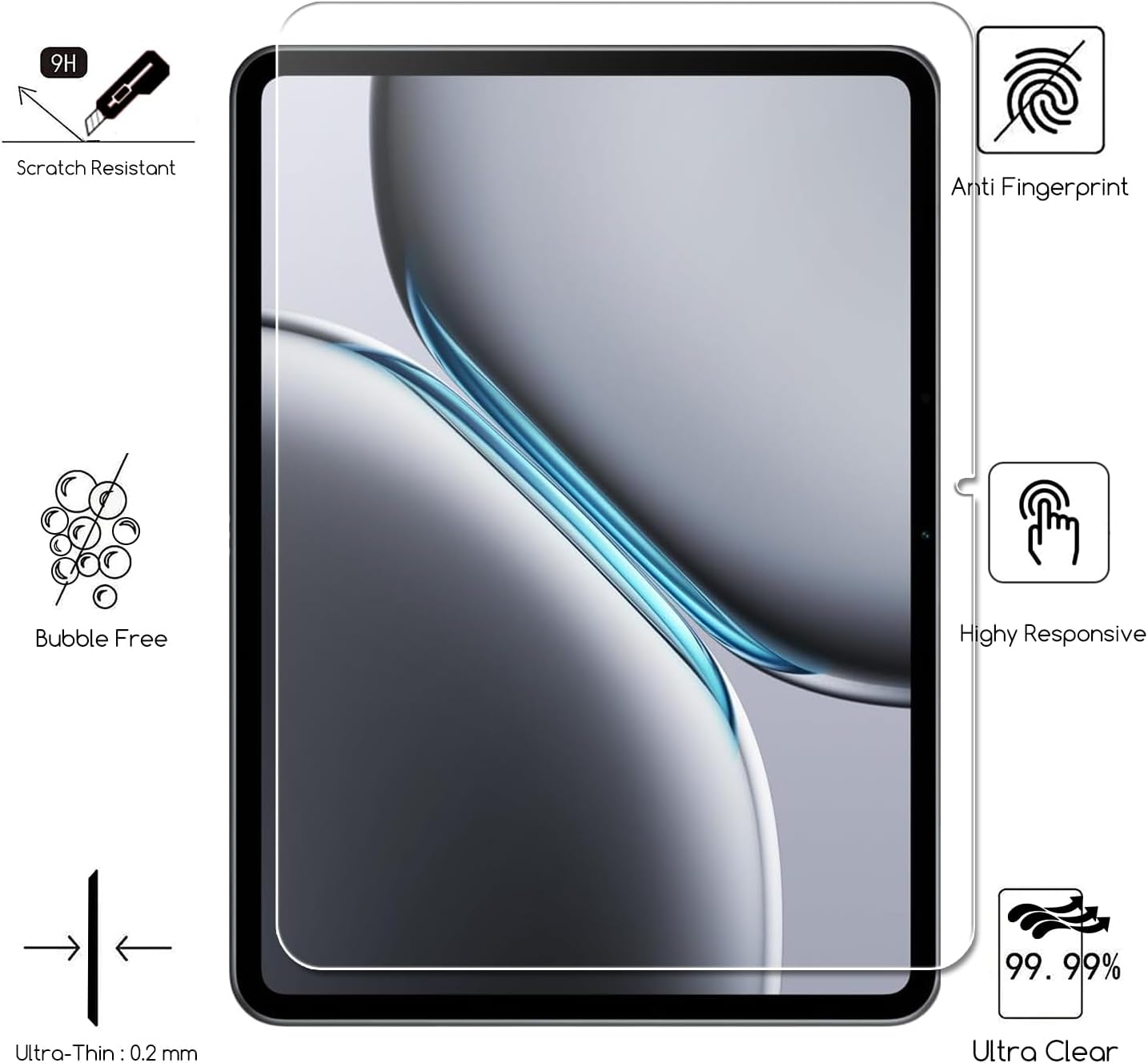 1 adet 9H temperli cam ekran k - Oneplus Tablet Accessories incelemesi ve fiyatı